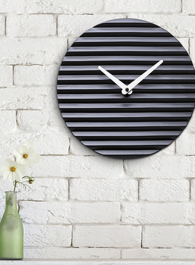 意大利Sabrina Fossi进口挂钟家居家饰创意设计陶瓷波纹装饰壁钟