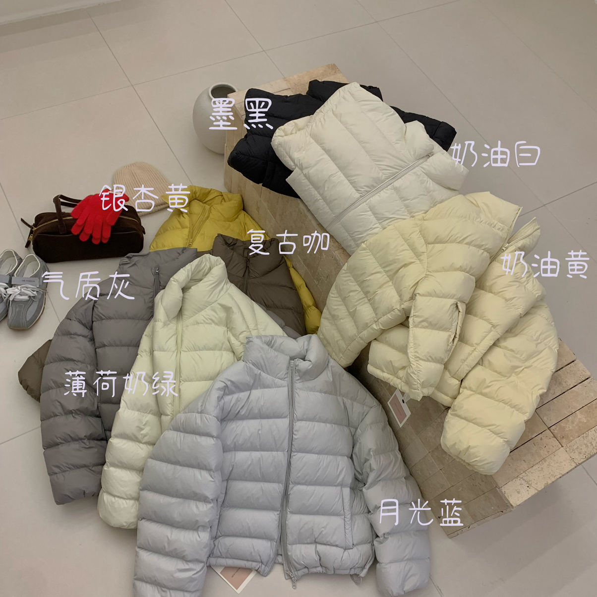 25卖爆了高品质高抛绒手感极好的排骨宽松保暖羽绒服外套