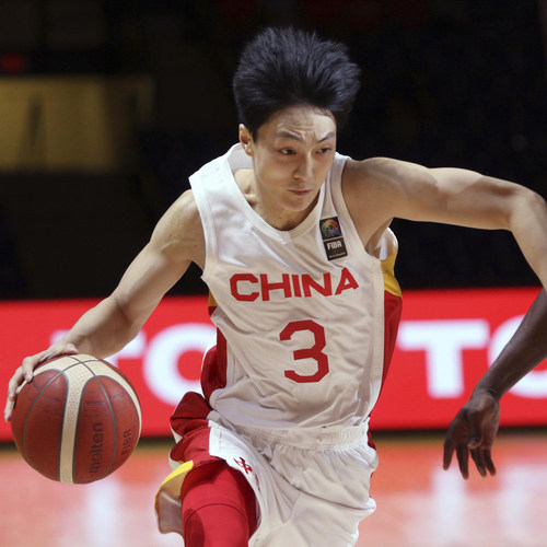 新款中国队篮球服胡明轩3号中国男篮落选赛定制亲子装中国篮球衣