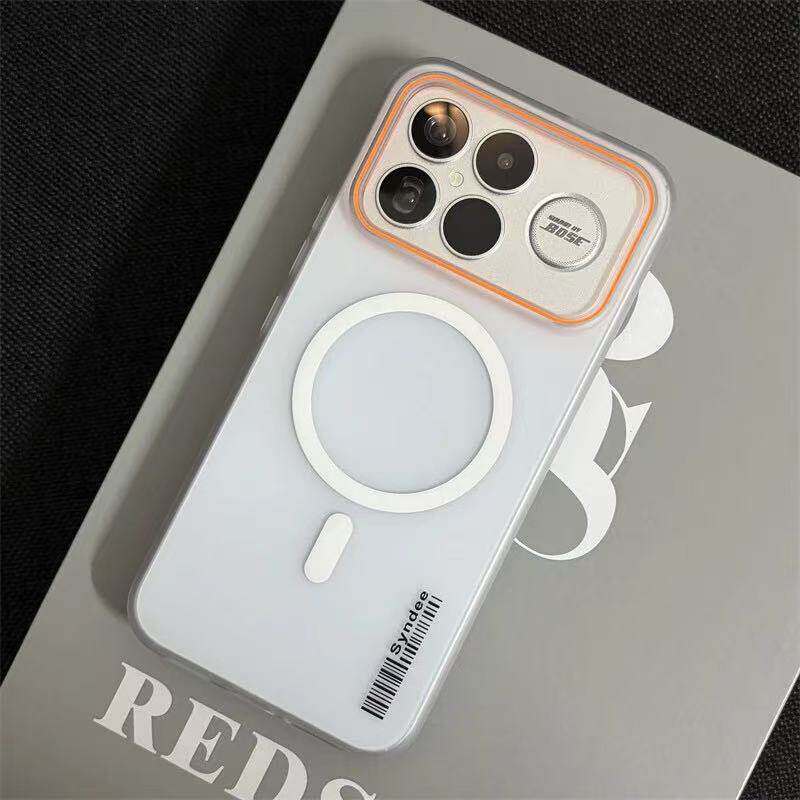 【柔砂磁吸】适用红米K90ProMax新品手机壳RedmiK90超薄PC硬透色K90ProMax镜头防摔个性K90磨砂5G全包保护套