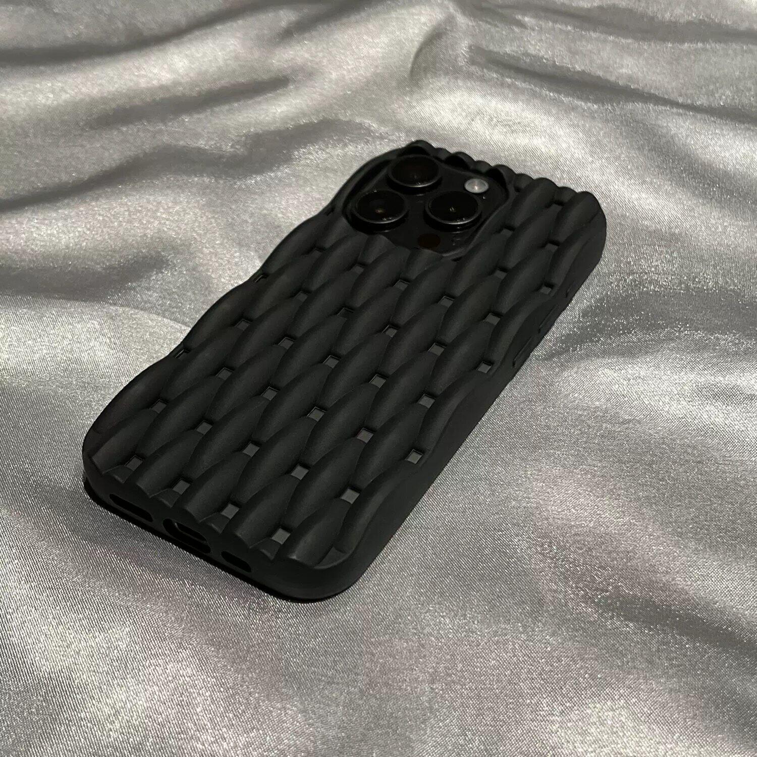 17Pro透气洞洞灰色适用iPhone16pro手机壳苹果15promax保护套软壳14PM全包13/12pro防摔硅胶潮12男女同款爆款