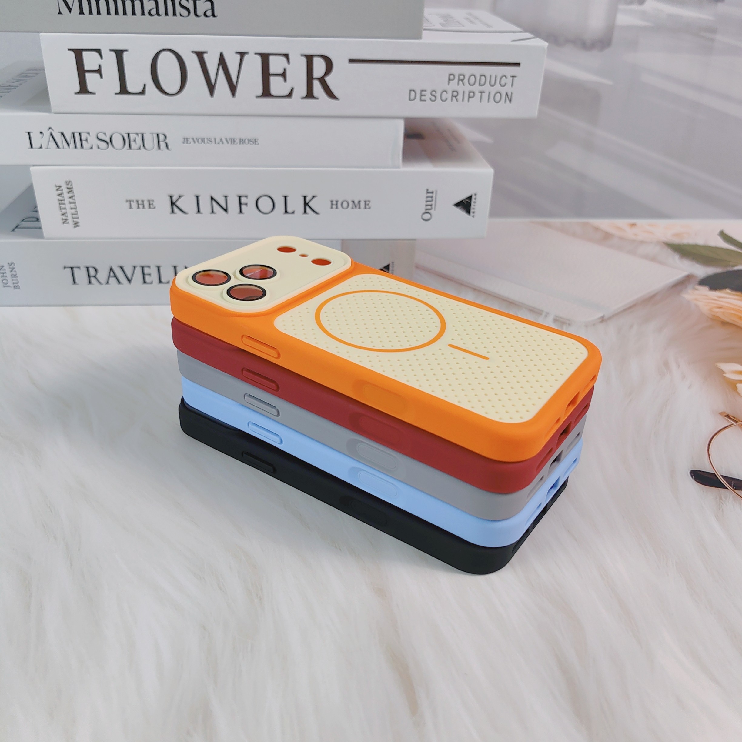 网孔散热17全包相机按键适用iPhone17promax手机壳16/15防摔保护壳14Promax时尚13Pro潮流17Pro新款磁吸充电