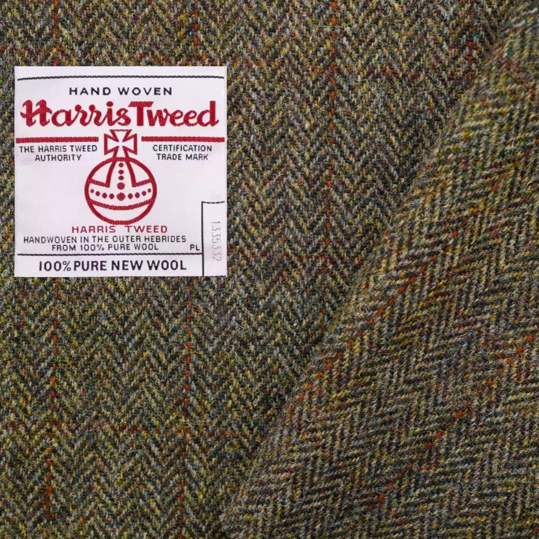 Harristweed粗花呢新款大衣料