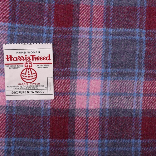 秋冬哈里斯粗花呢圣诞格纹harris tweed羊毛大衣西装上衣纯毛布料