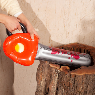 PVC充气玩具骷髅头刀海盗船宝刀仿真武器儿童充气派对互动打击