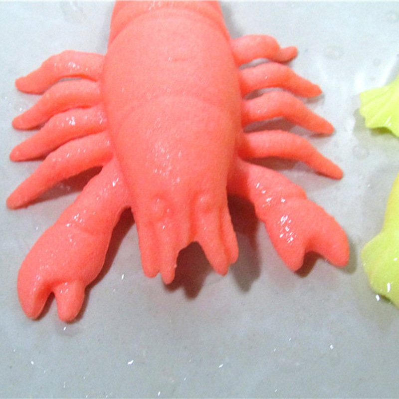 新奇特膨胀海洋动物 模型泡水变大 儿童早教益智观察玩具地摊热卖