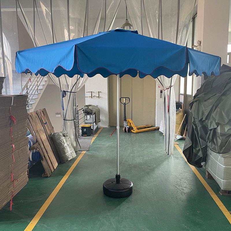 涤纶遮阳伞伞布户外铝定制庭院防雨防晒布花园中柱伞图片