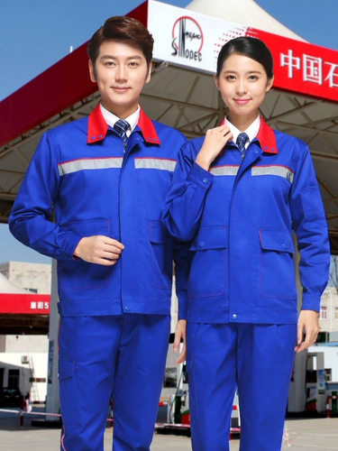 Антистатический осенний износостойкий комплект для работы, лонгслив, штаны подходит для мужчин и женщин, длина миди