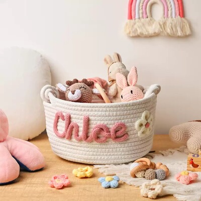 Baby bag 个性化名字婴儿收纳篮 定制Personalized gift for kids