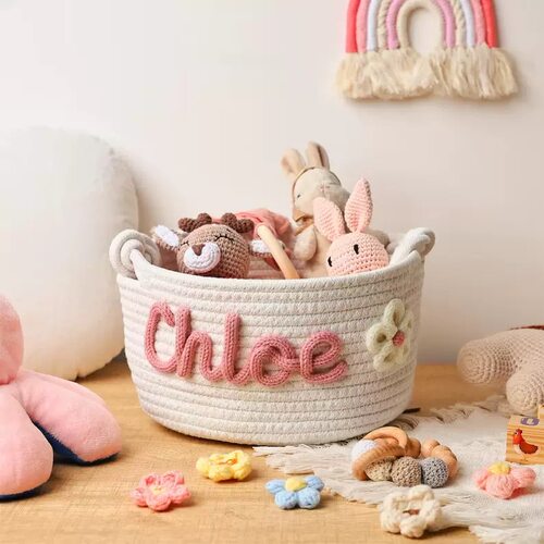 Baby bag 个性化名字婴儿收纳篮 定制Personalized gift for kids