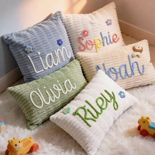 Baby bag个性化定制英文名字抱枕靠垫靠枕个性化定制枕套 - 封面
