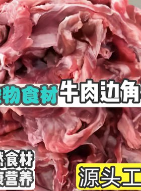 牛肉边角料喂狗的碎牛肉