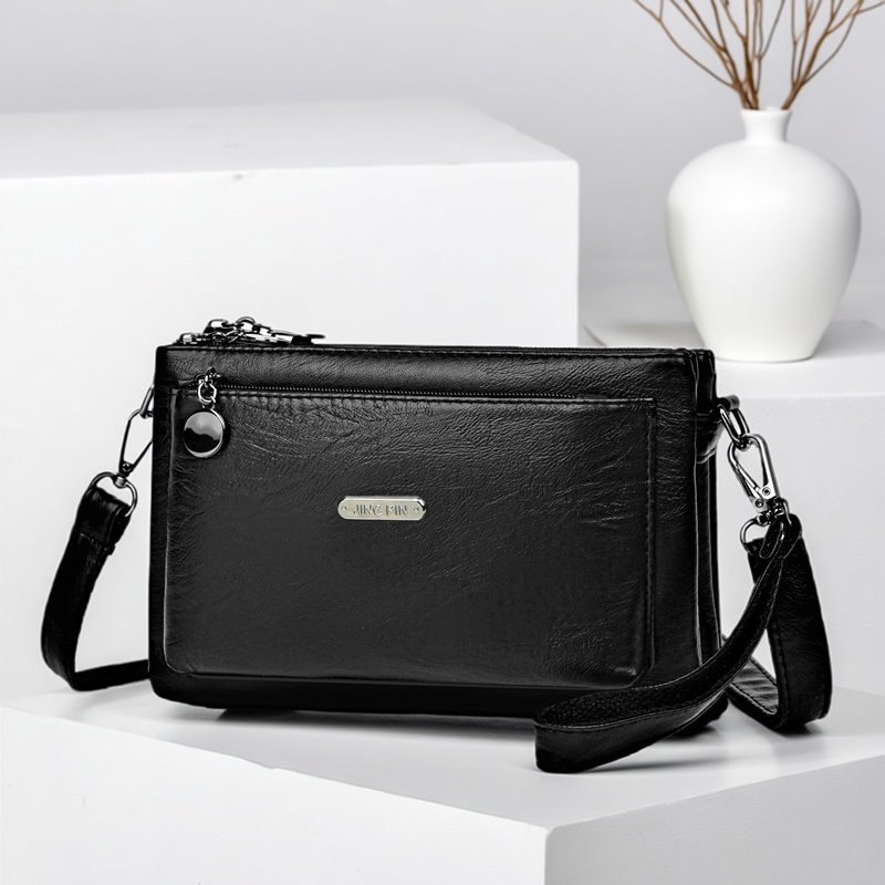 新款时尚斜挎包女士手机包高级质感多层PU软皮休闲单肩包手拎女包,箱包皮具/热销女包/男包,腋下包,淘宝优惠券,粉丝福利购,淘宝优惠卷