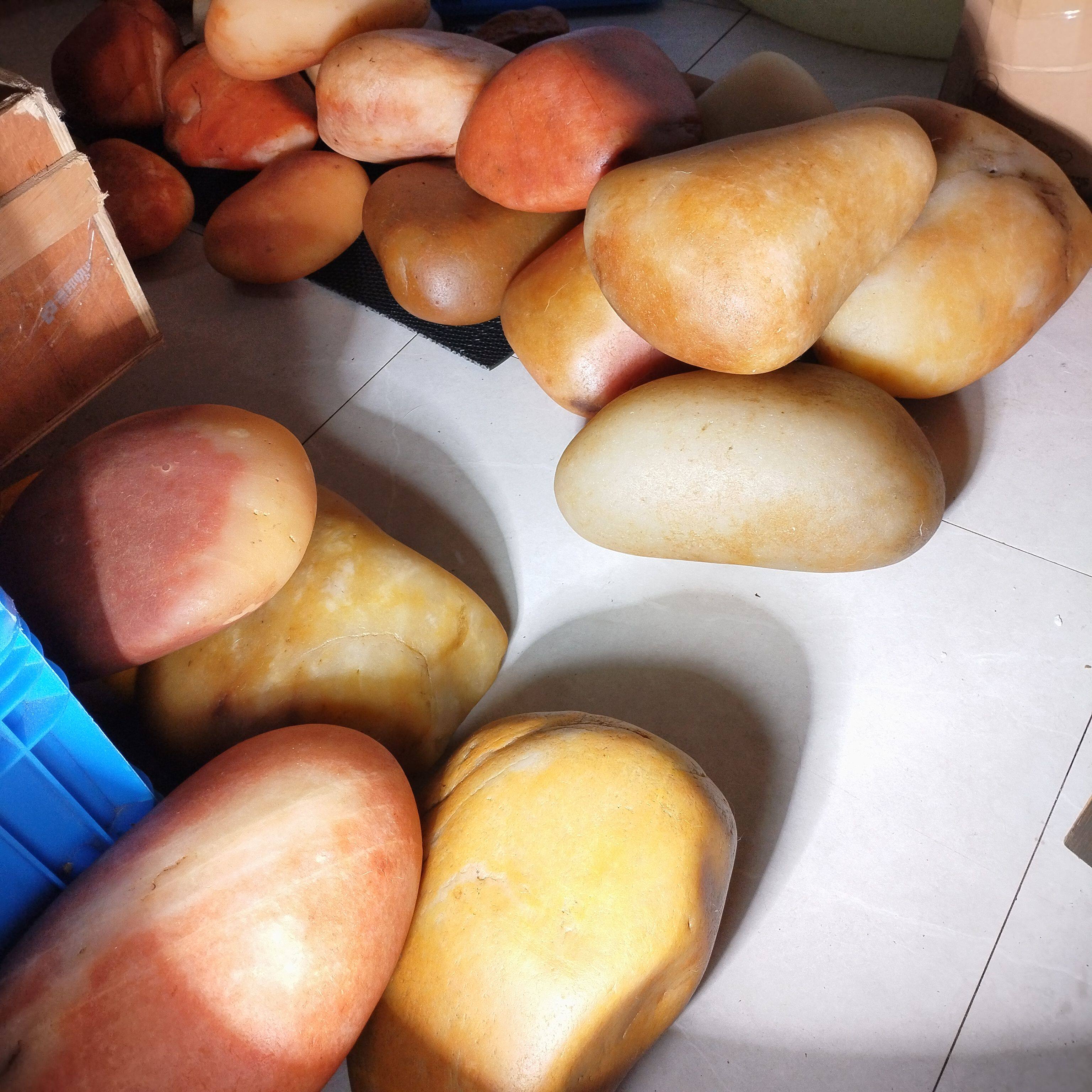 金丝玉大原石籽料摆件观赏石雕刻料