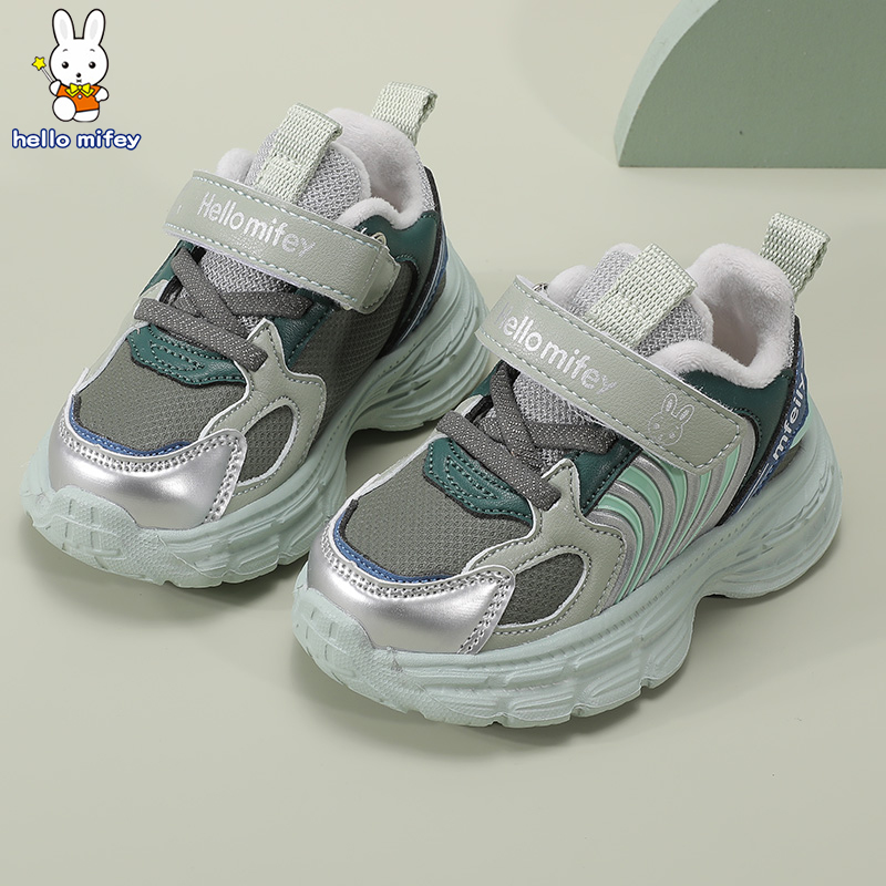 小兔米菲儿童鞋冬季宝宝加绒棉鞋