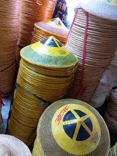 全手工竹编湘西斗笠湖南怀化棕丝斗笠钓鱼帽帽舞蹈遮阳防雨竹制品