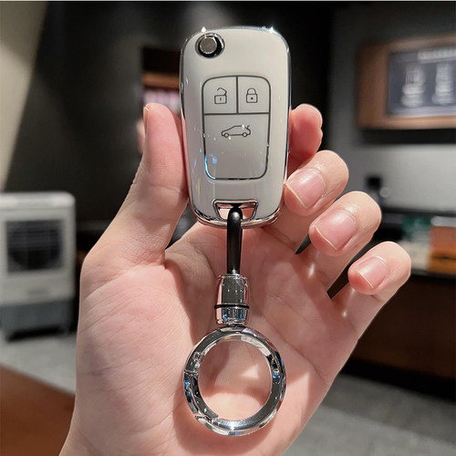 龙菲亚TPU软胶别克折叠钥匙套