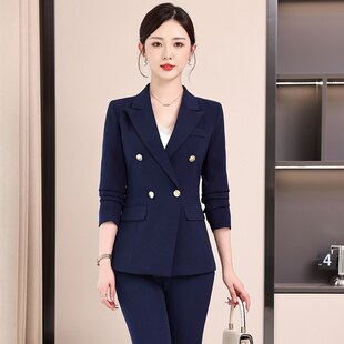 高级感西装套装女新款春秋面试正装职业装气质西服外套经理工作服