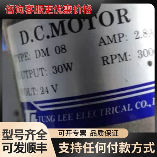 议价TL电机D.C.MOTOR TYPE:DM08 DM09 TUNG LEE ELECTRICAL CO.,L