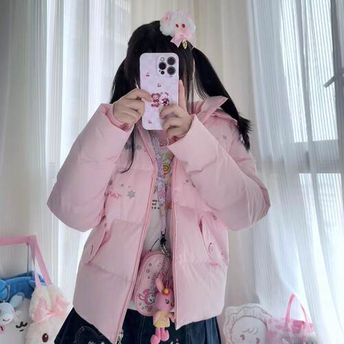 可爱常规羽绒外套冬季新款