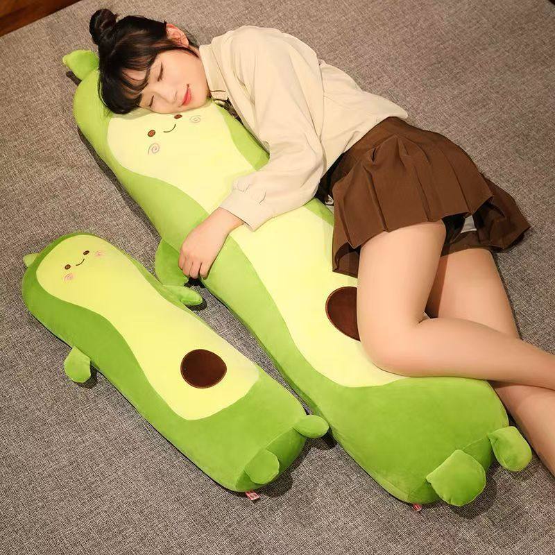 可爱长条牛油果抱枕女生款图片