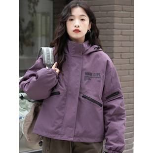 棉袄女式 休闲小人保暖加厚棉袄上衣 秋冬2025新款