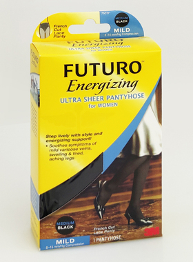 3m FUTURO 护多乐弹力袜连裤袜运动弹性护袜疲劳酸痛护腿按压舒缓