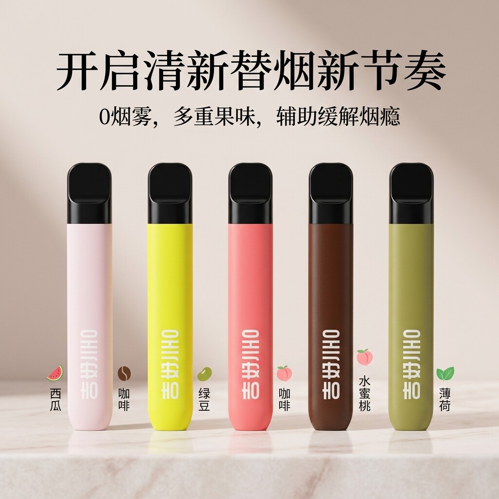车载出行便携薄荷替代棒一次性无烟果味烟嘴随身解馋无尼古丁棒