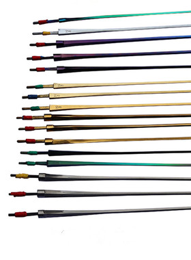 章牌剑条阿章不锈击剑电动花剑重剑佩剑剑条 银彩金蓝色认证器材