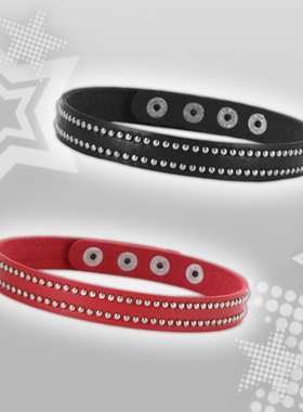 spicyrabbit双排圆珠choker