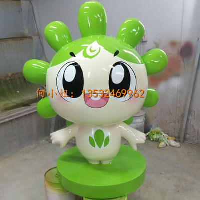 玻璃钢校园公仔企业ip吉祥物雕塑