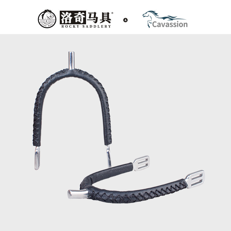 威尔士马刺（皮） 马刺 送马刺带 英式马刺 洛奇马具8110065