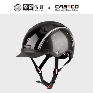 德国Casco-Nori儿童马术头盔亮面 卡通独角兽 洛奇马具 8101031