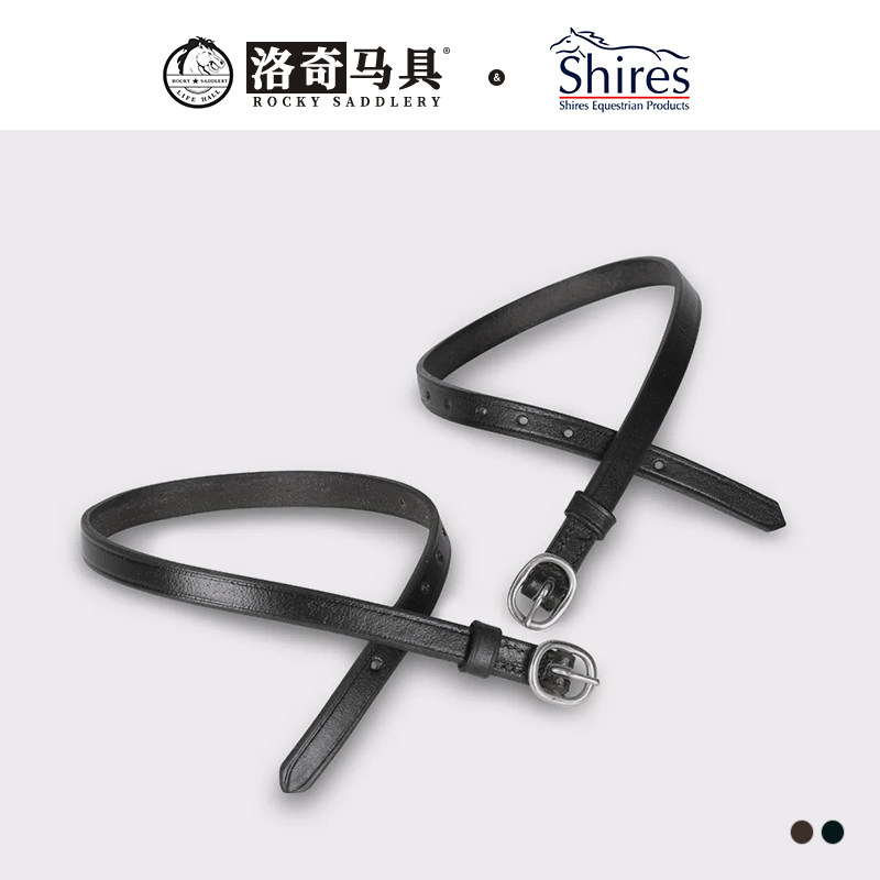 英国Shires牛皮马刺带成人儿童