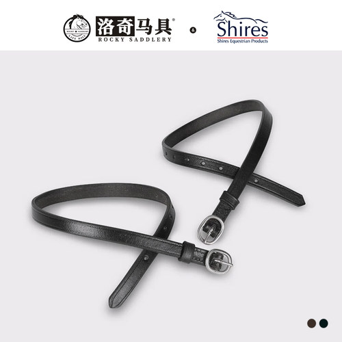 英国Shires牛皮马刺带成人儿童