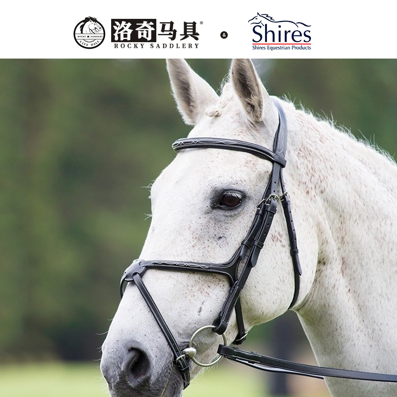 英国Shires 8字形水勒缰（Avignon）洛奇马具8218087