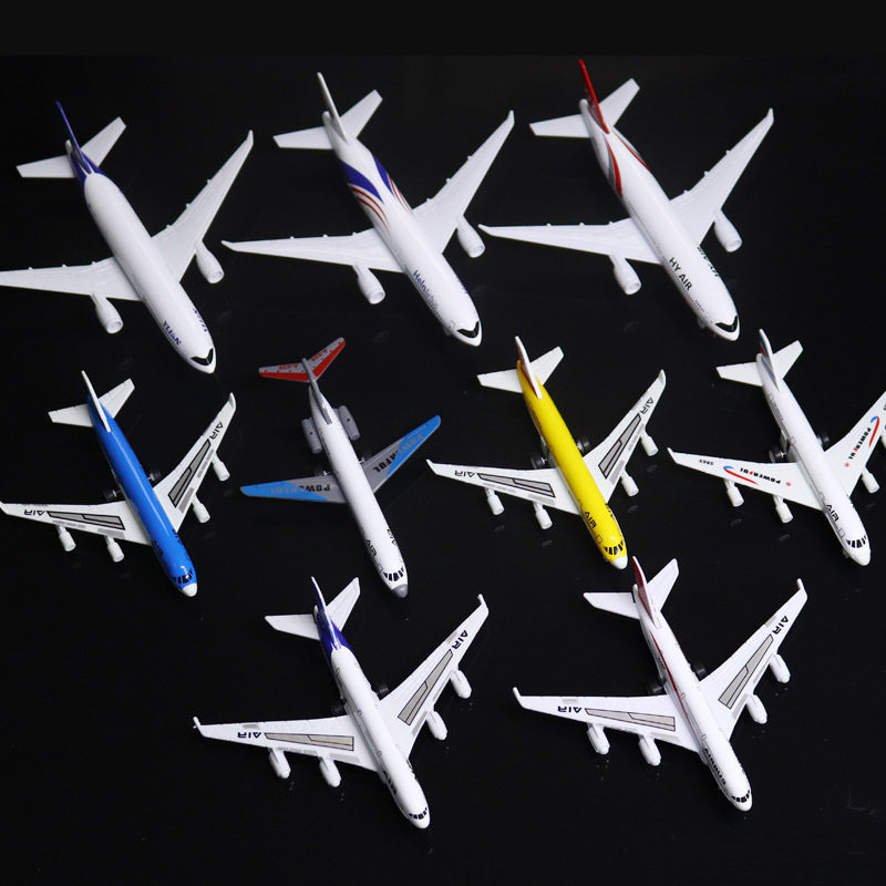 跨境合金飞机模型合金回力摆件航空空中客机儿童玩具飞机航模礼品,玩具/童车/益智/积木/模型,惯性/回力/滑行玩具,淘宝优惠券,粉丝福利购,淘宝优惠卷