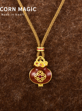 新年饰品精致毛衣项链红色项链冬