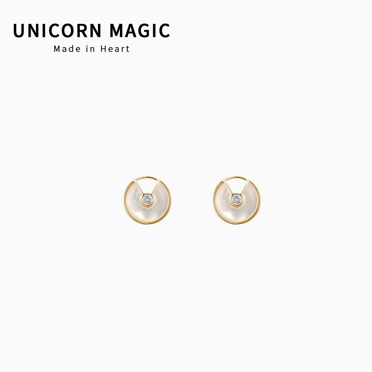 护身符气质耳钉高级感小巧精致