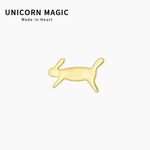 大衣胸针衣服配饰潮 兔子胸针高档女vintage别针固定衣服复古西装