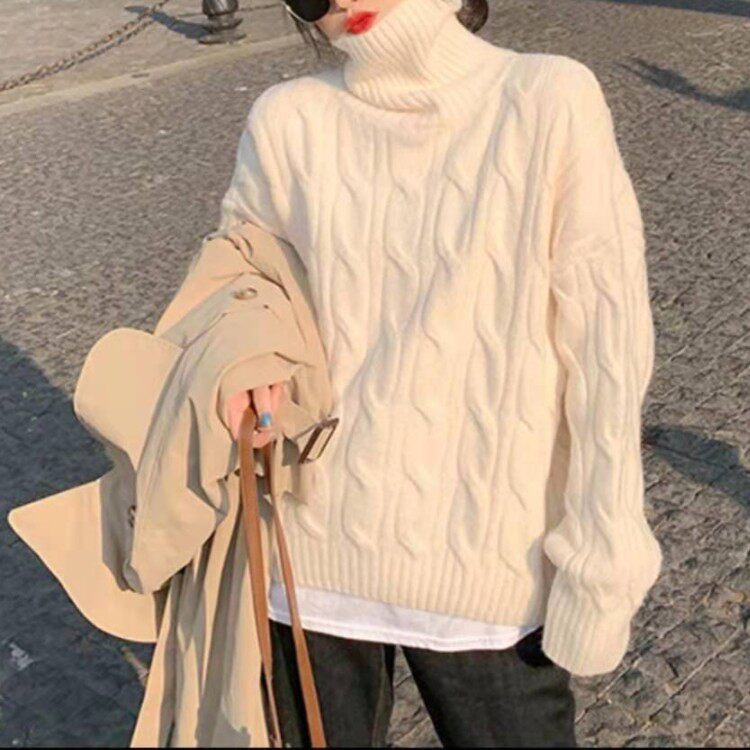 跨境高领毛衣女2026秋季