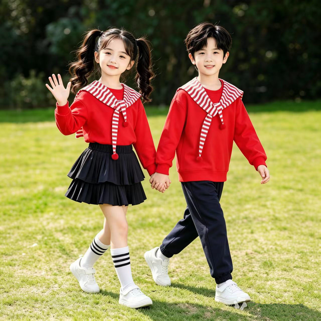 小学生运动会服装合唱演出服