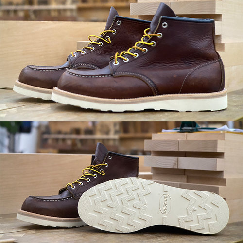 【浦瑞浦斯】redwing8138更换皮沿条 皮中底 美产4014大底鞋底