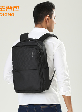 奥王新款双肩包男大容量商务出差电脑包休闲旅行背包涤纶学生书包