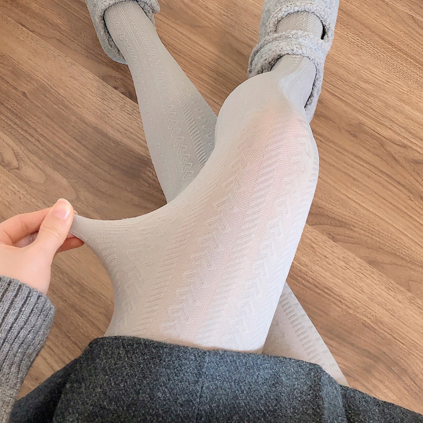浅灰色连裤袜秋冬款甜美爱心米白色丝袜显瘦烟灰色打底裤袜外穿女,女士内衣/男士内衣/家居服,连裤袜/打底袜,淘宝优惠券,粉丝福利购,淘宝优惠卷