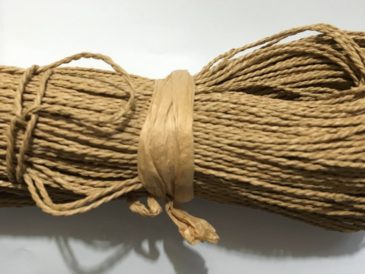 1.5/2/3mm双股牛皮纸绳蛋糕披萨绑绳纸绳糕点盒绑 捆扎纸绳180米