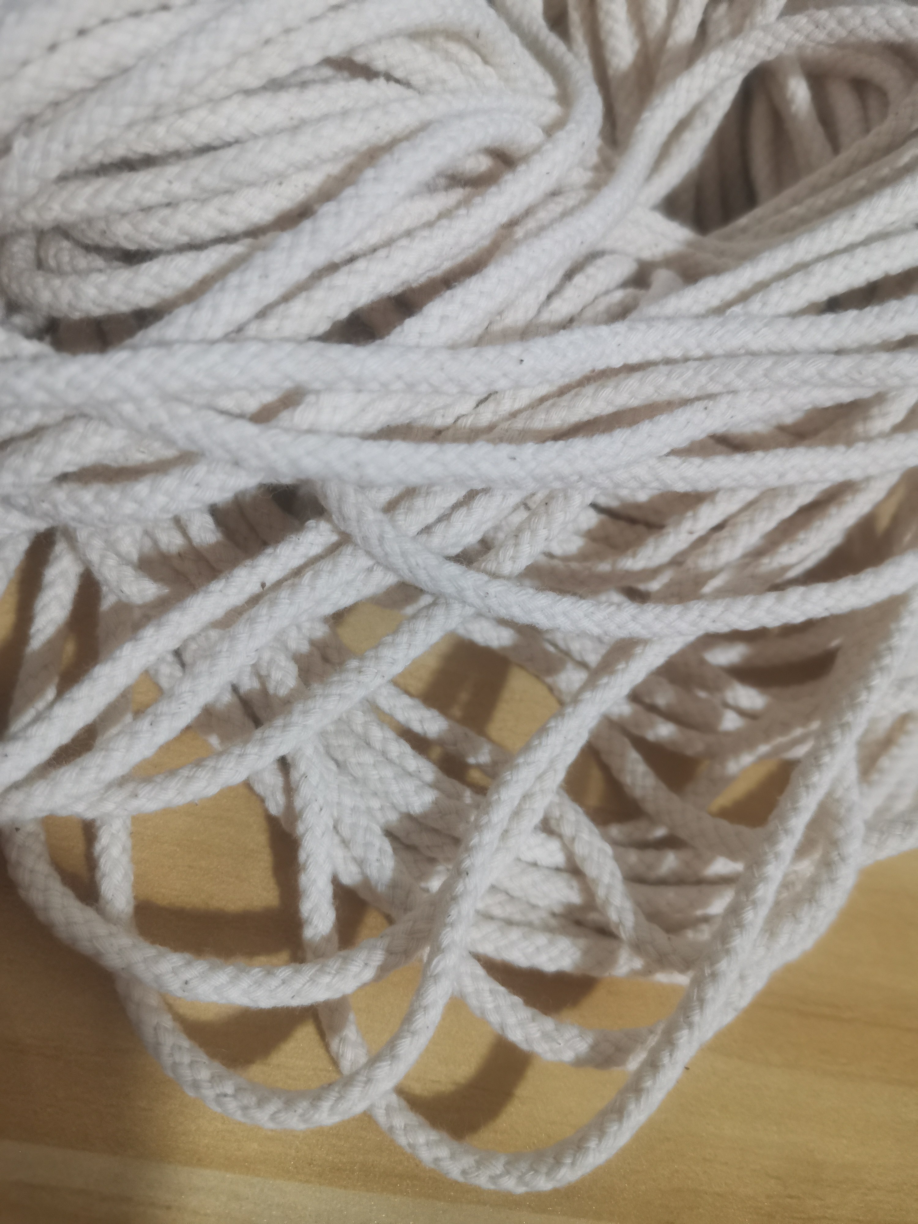 八股棉绳棉绳 编织棉绳 纯棉绳 多股棉绳 装饰棉绳90米