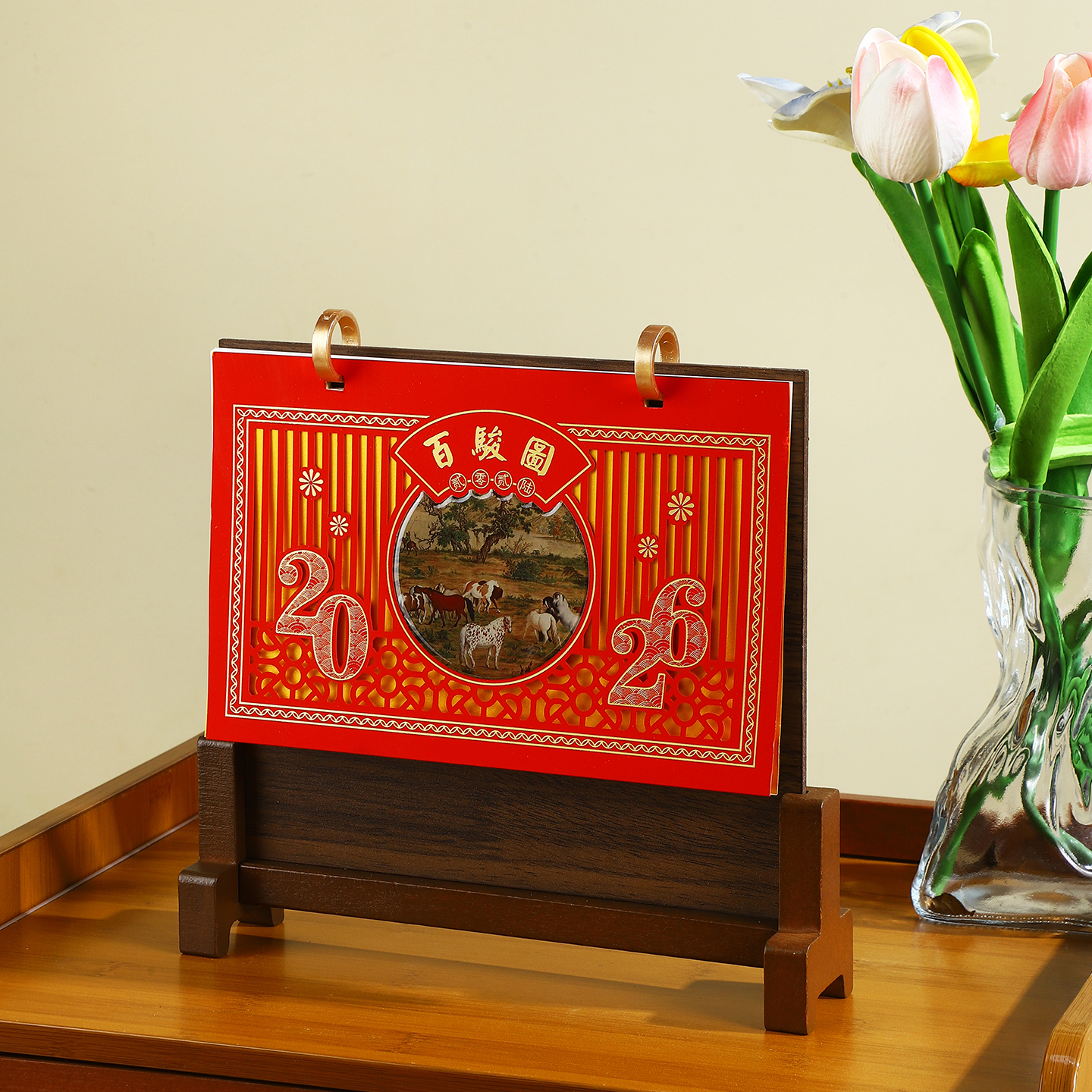 公司企业广告印logo商务台历定制