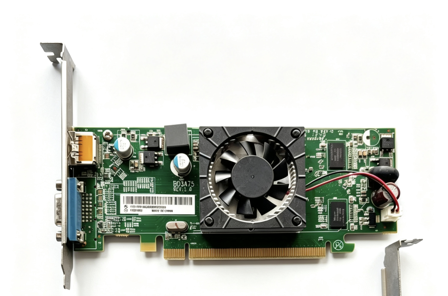 AMD HD7450 1G显卡台式机电脑独立显卡升级装机双屏DP+VGA