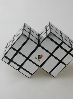 梯色 二连三镜面魔方 镜面2连体魔方 Mirror Siamese Cube 黑色